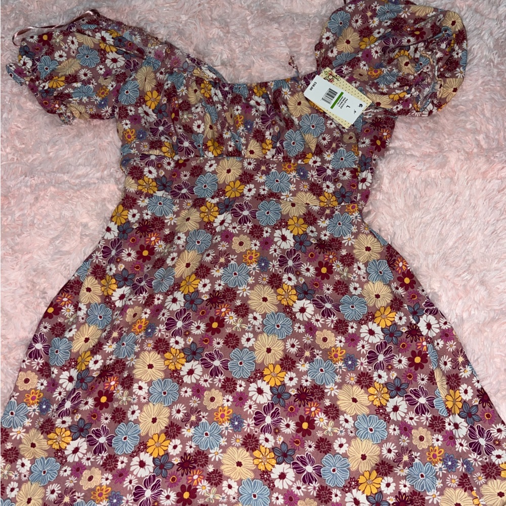 Cute flower retro dress